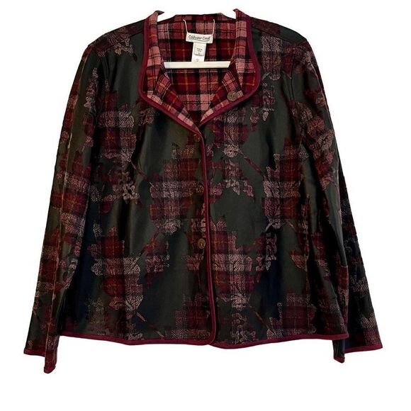 Coldwater Creek Reversible Cozy Canyon Jacket Small - Picture 1 of 11